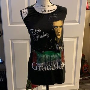 - ELVIS PRESLEY GRACELAND HALTER TOP